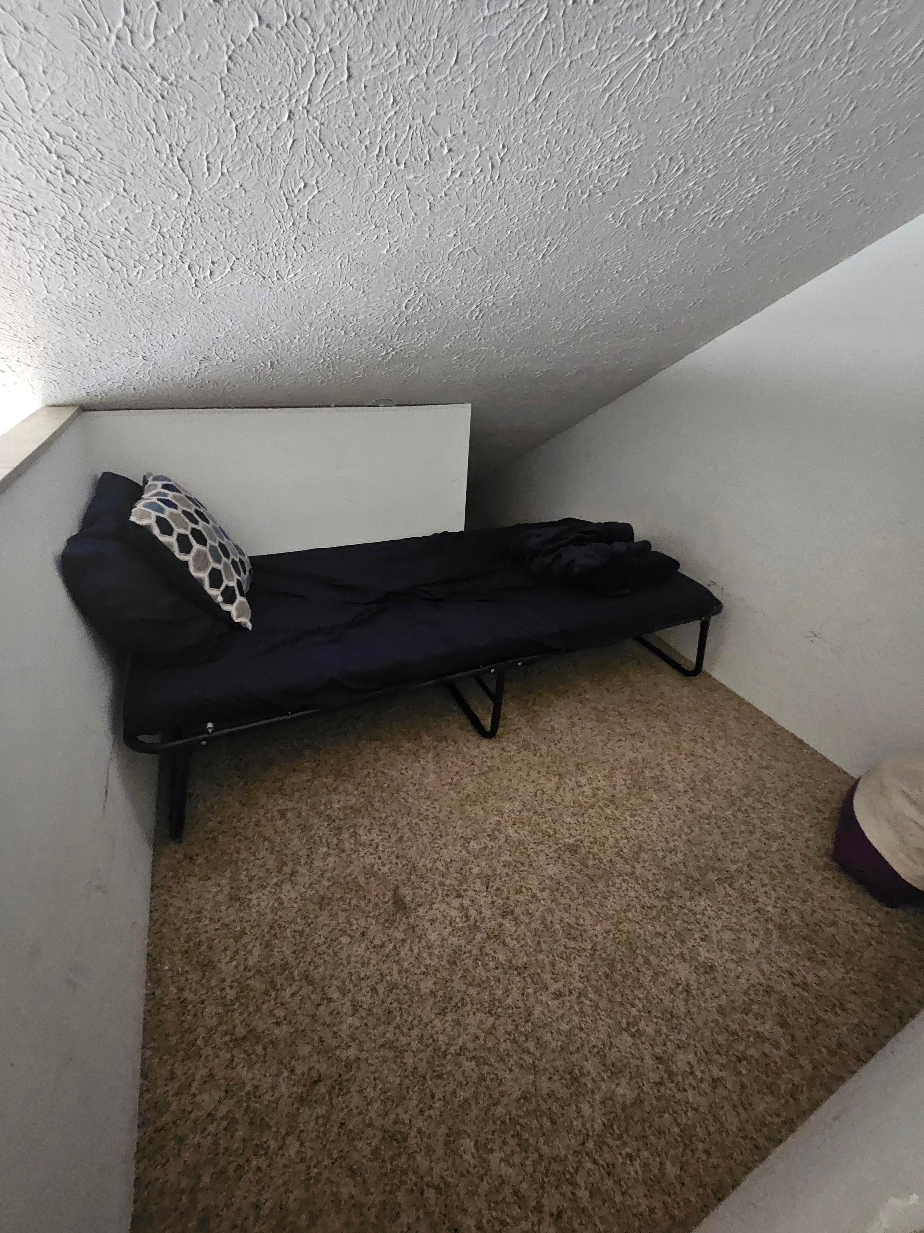 Said "twin bed"