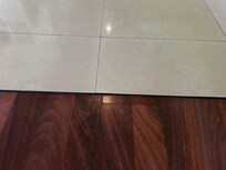 Uneven floor and parquet warped