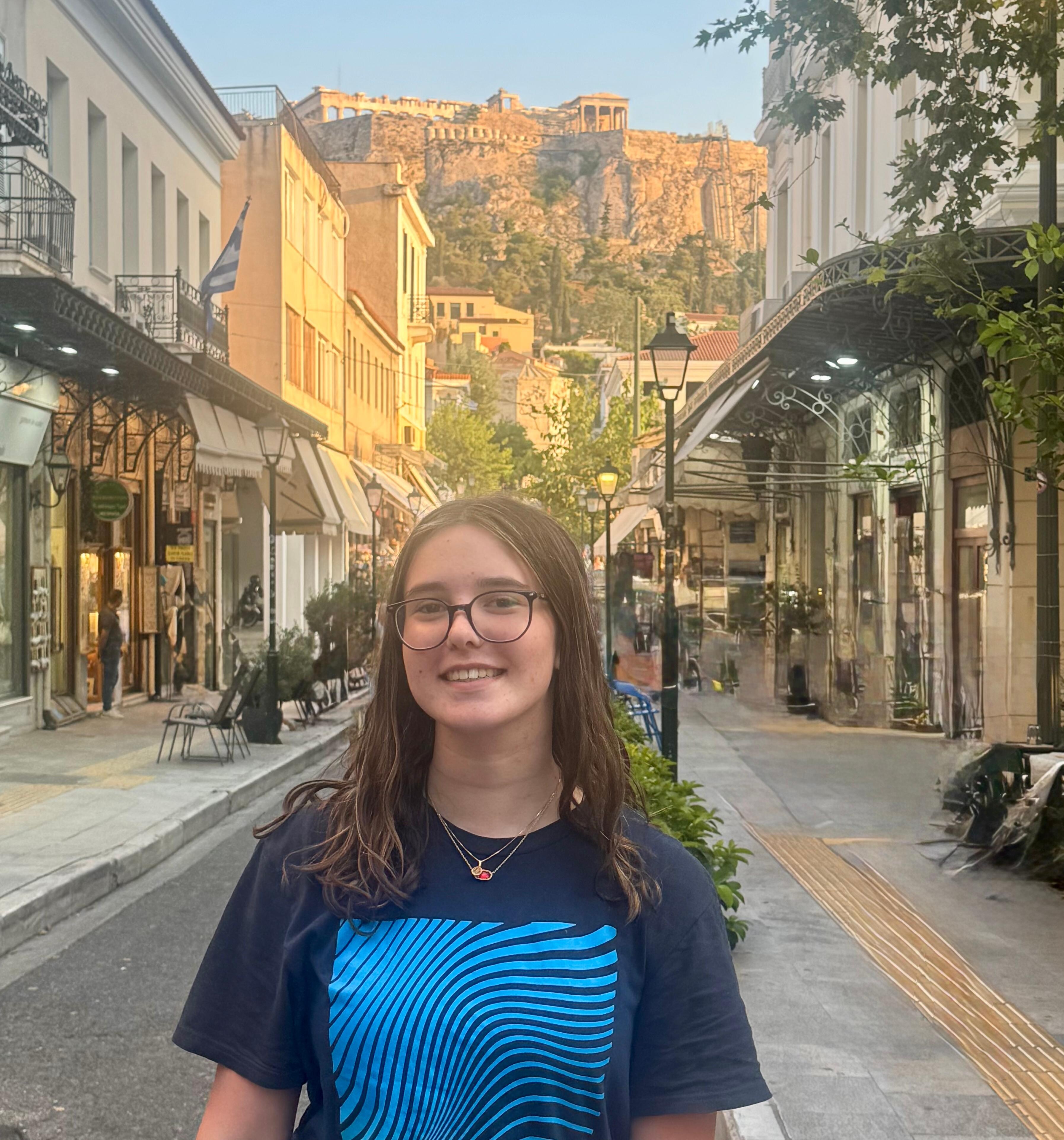 A short walk to the Athens Parthenon!  