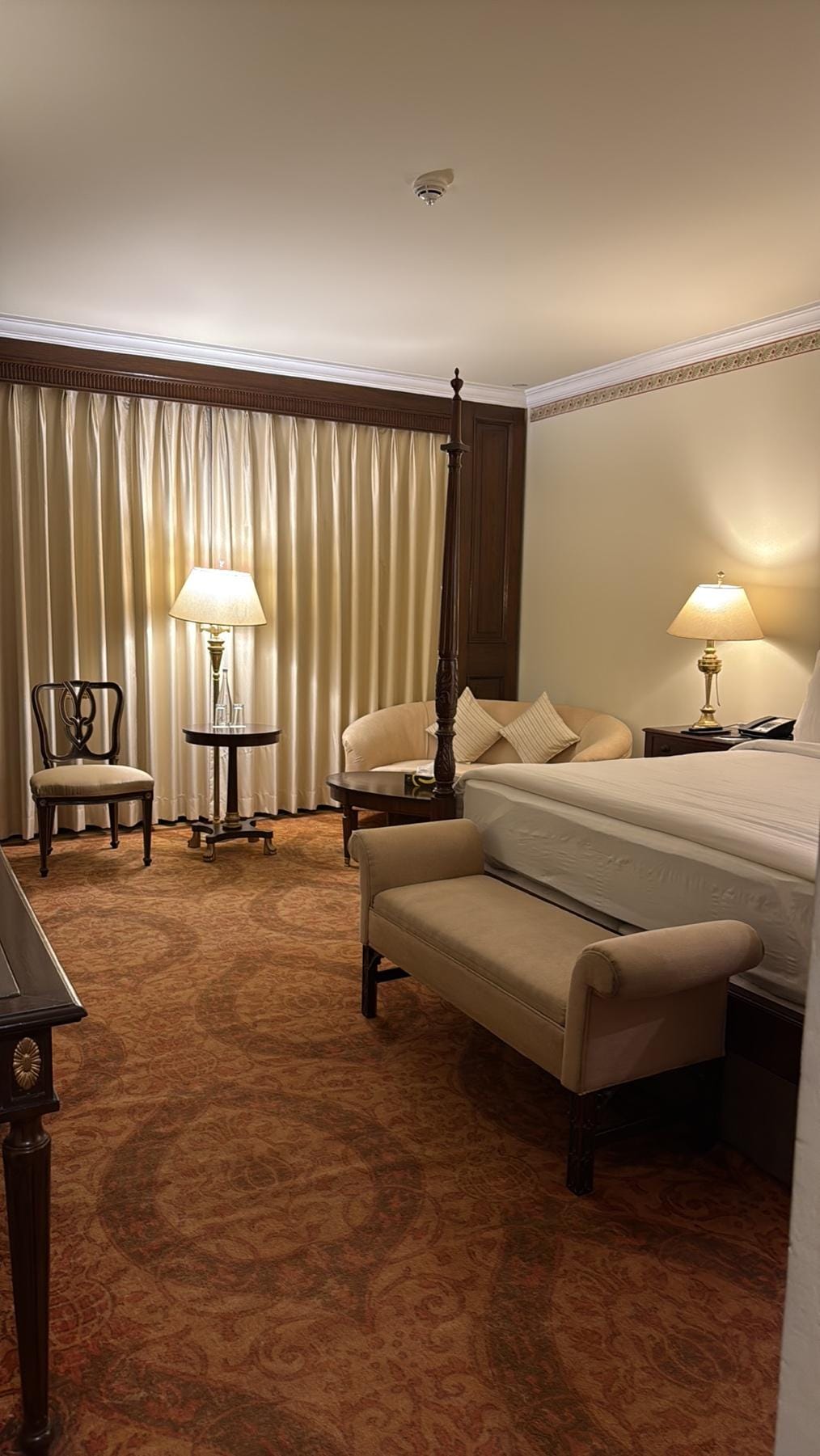 Værelset - rent og med en behagelig seng