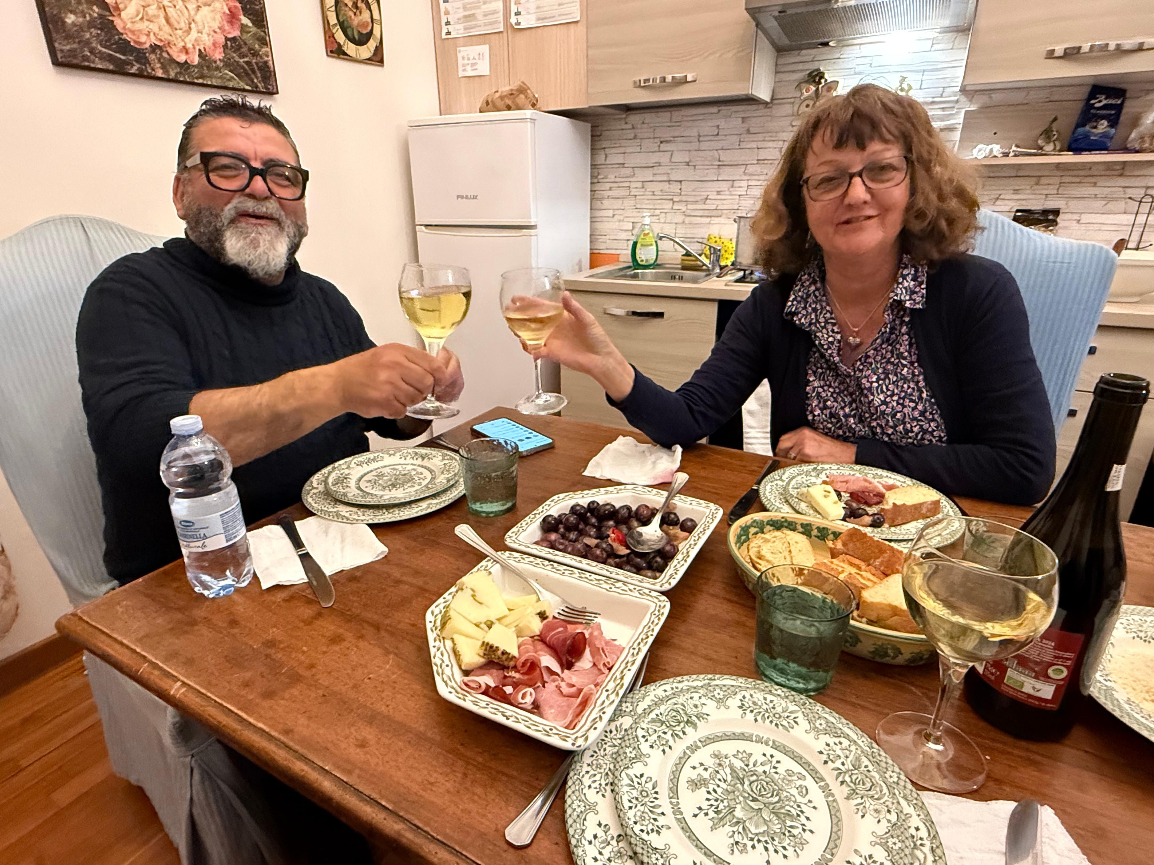 Dinner with our Guide