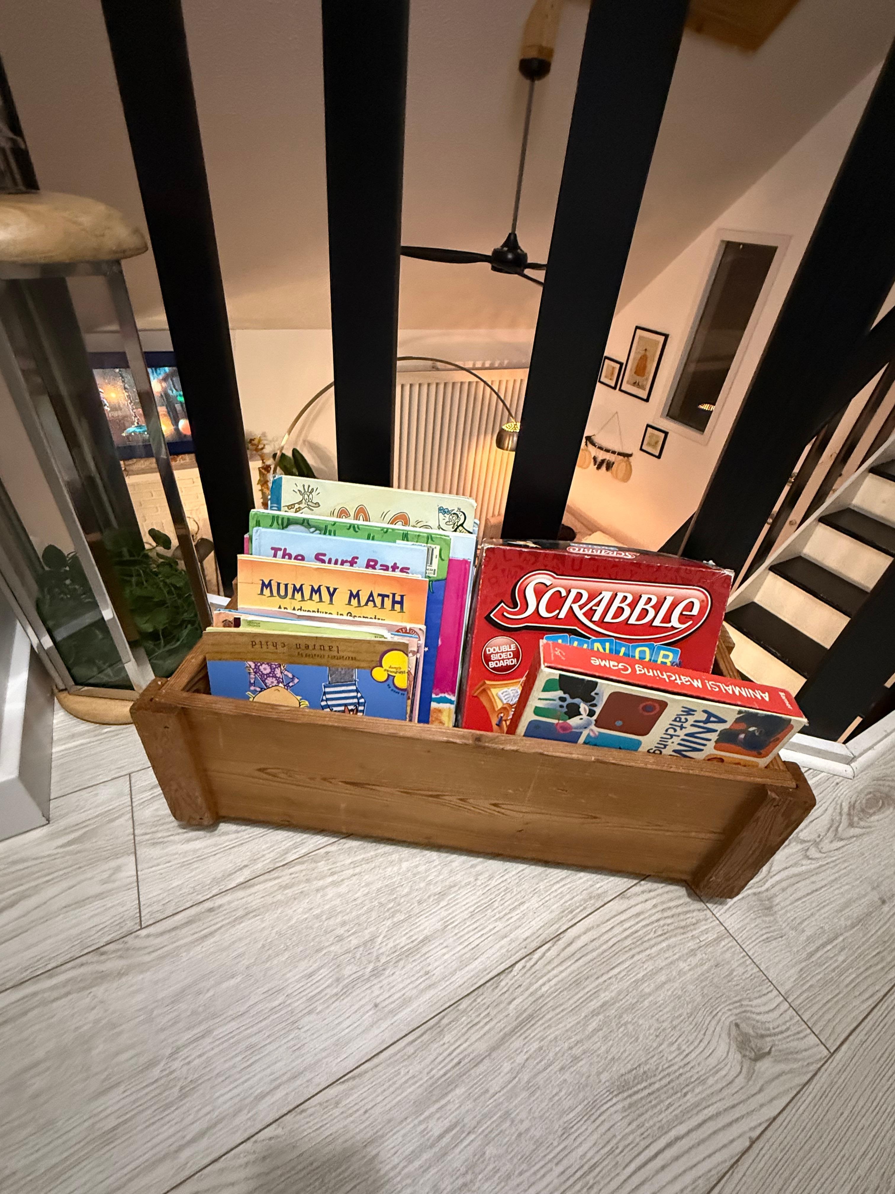 Sweet little touch of books for bedtime