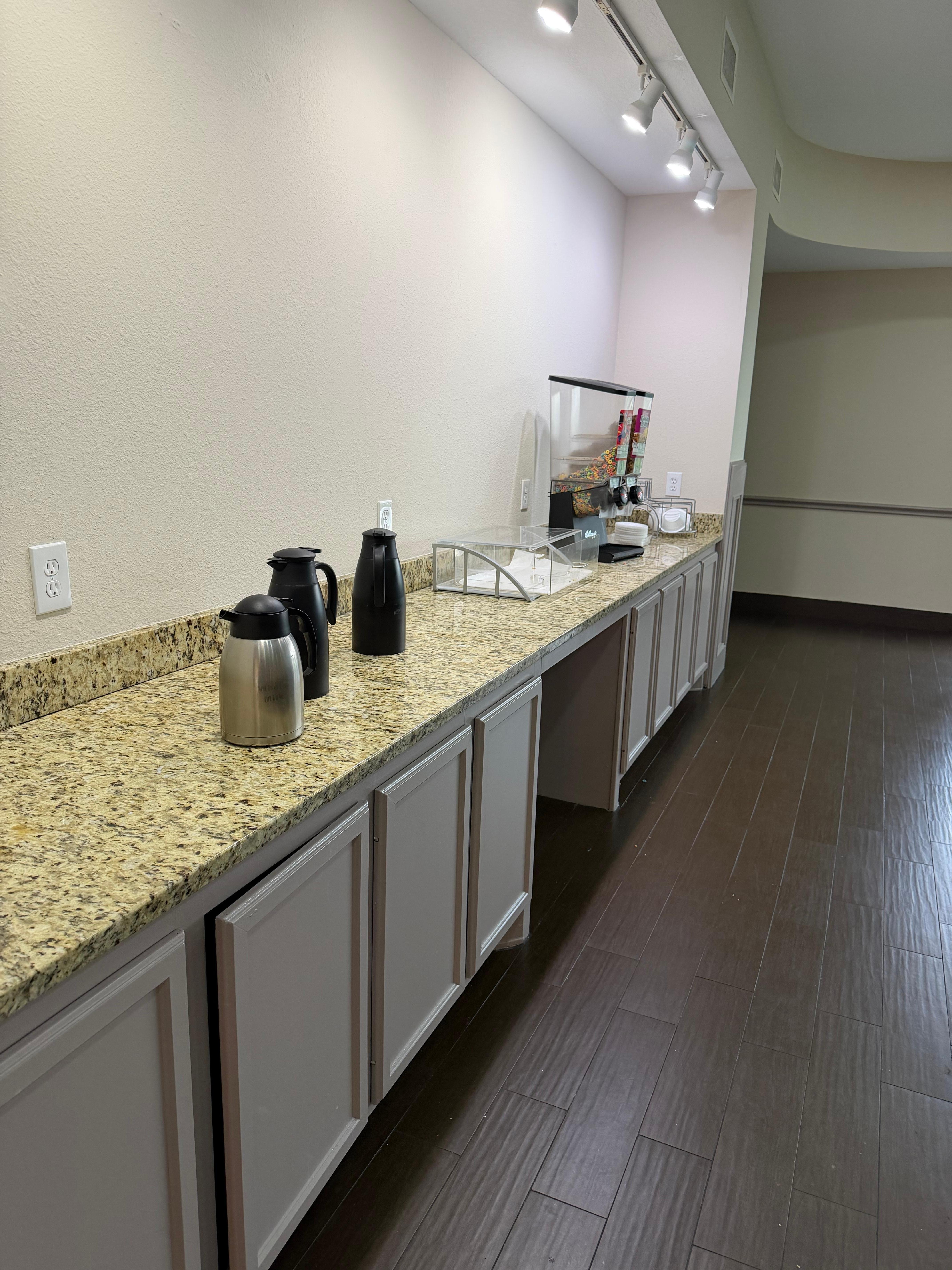 The “Breakfast” provided. 