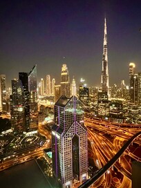 One of the best views of Dubai from the hotel