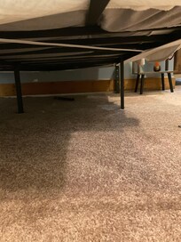 The bed was not comfortable.