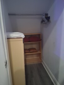 The huge closets