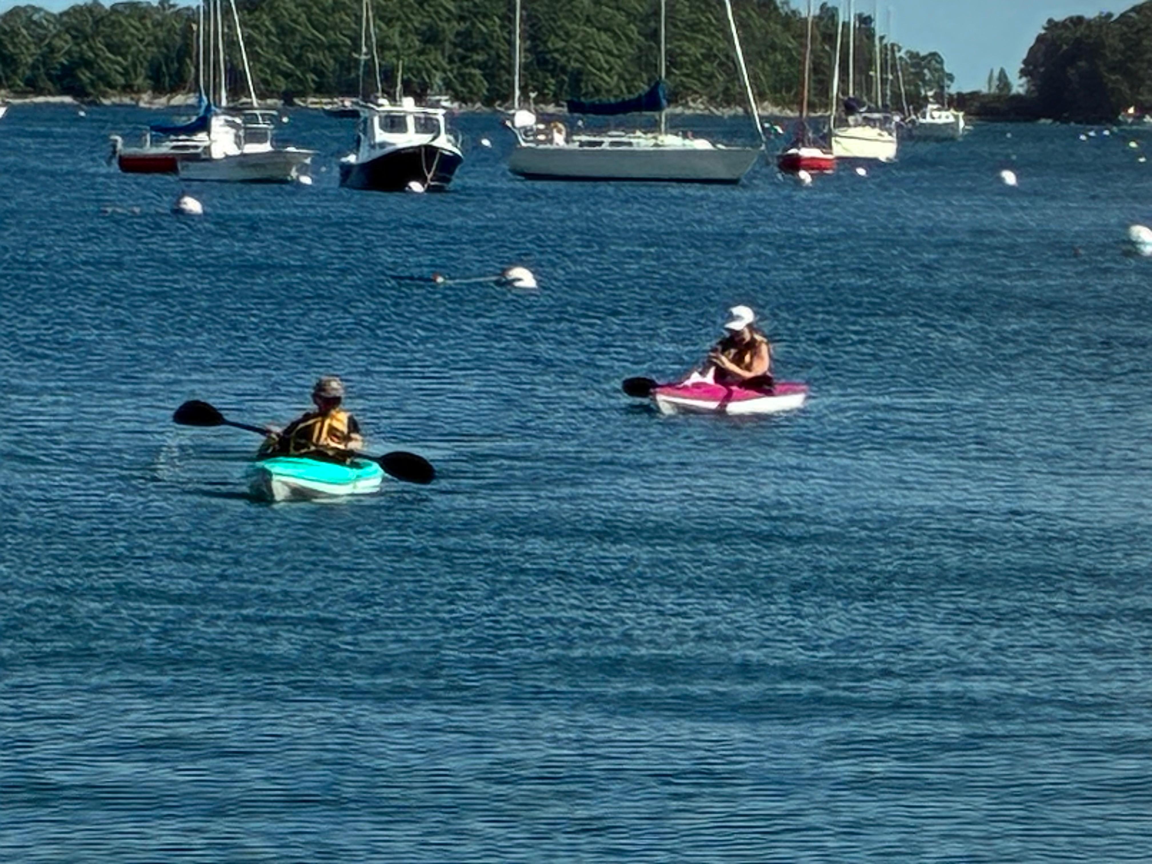 More kayaking.
