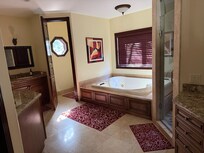 Large bathroom attached