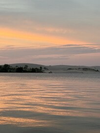 View across the lake