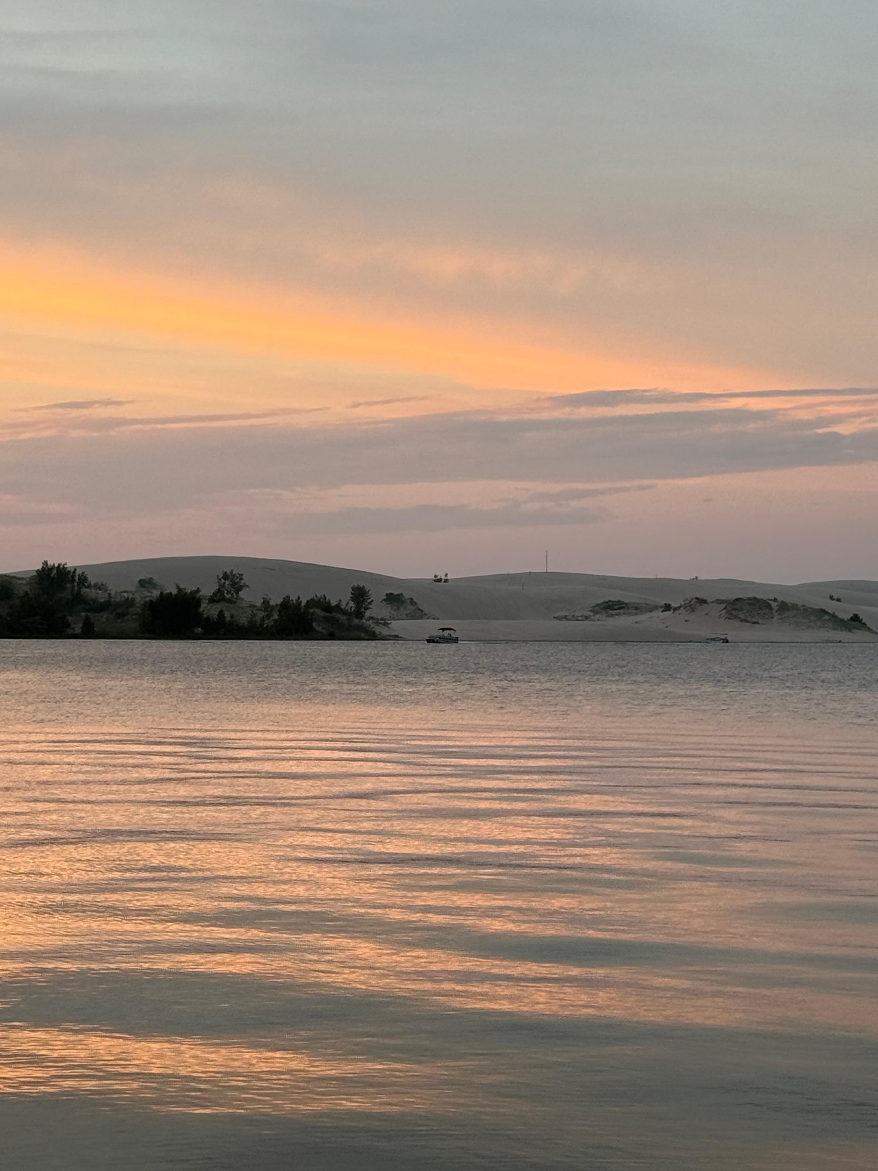 View across the lake 