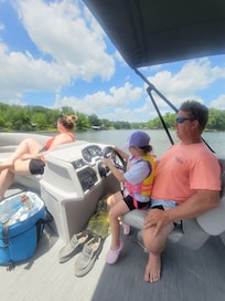 Tommy gave us a complimentary boat ride