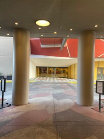 The front of the lobby