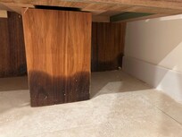 Water damage In Bathroom