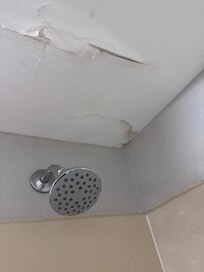 Close up of disgust ing stain or mold!