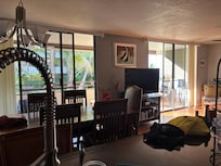 The morning sun on the balcony was very handy for drying gear like water shoes and swimwear. I appreciated the drying racks!