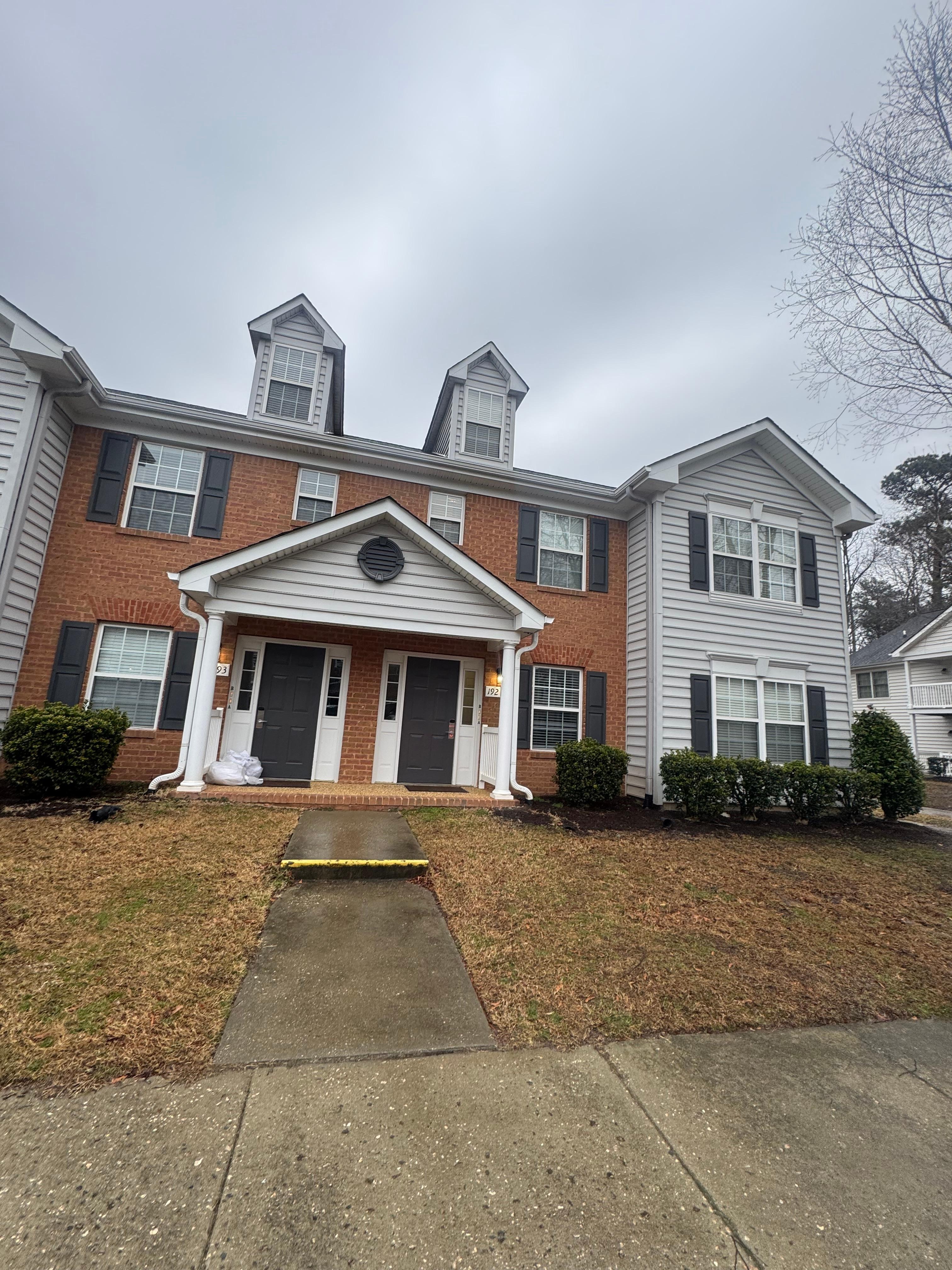 El frente del apartamento 