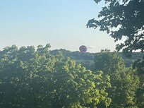 We loved seeing the hot air balloon!