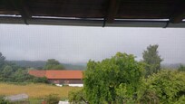 Ausblick von der Wohnung.
