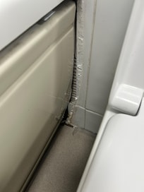 Broken bath panel