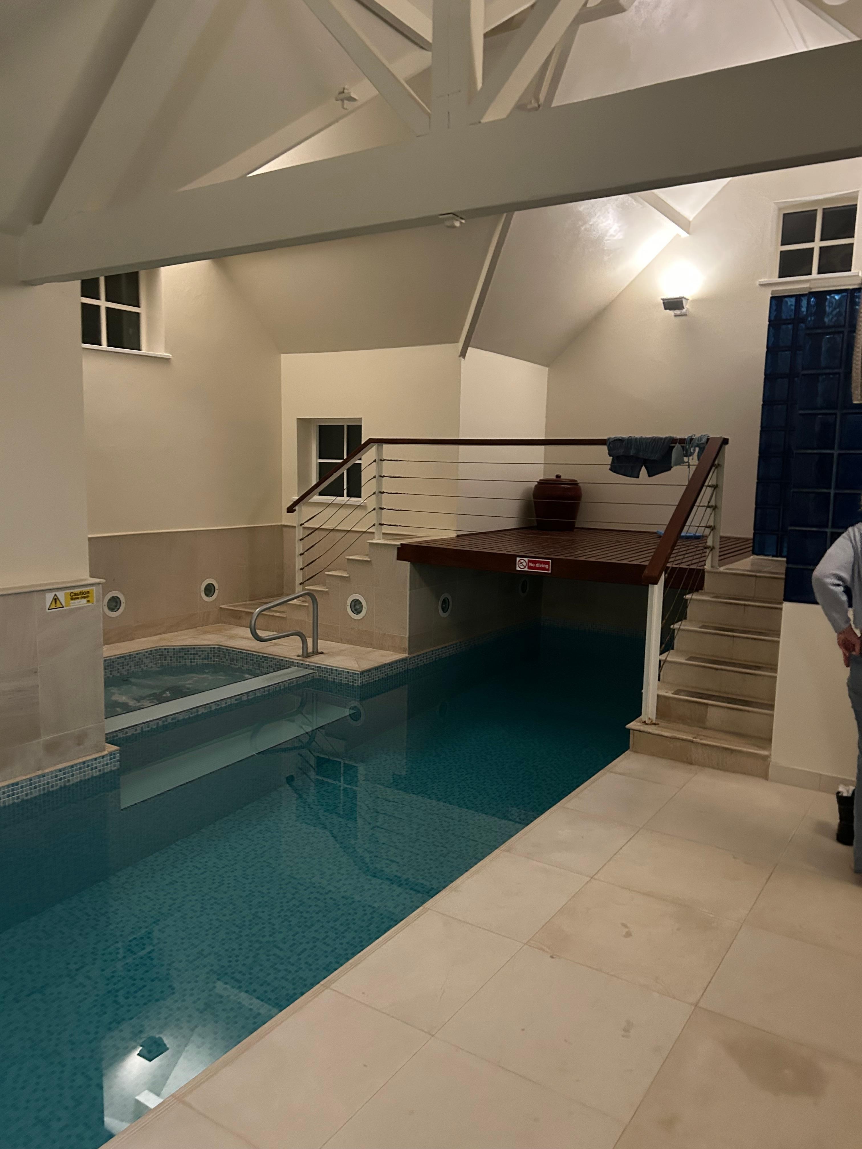 Fantastic pool and jacuzzi area - private