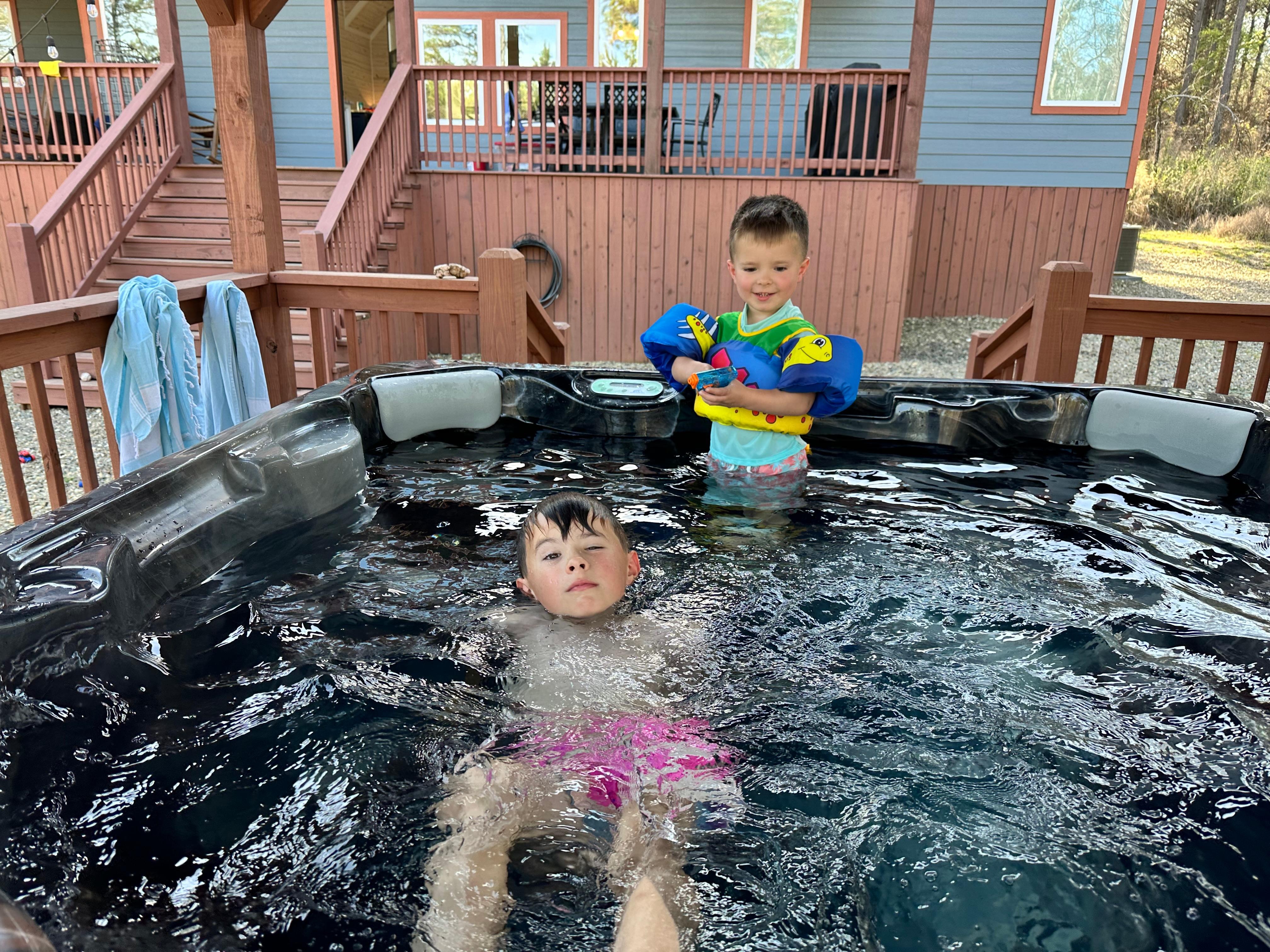 Hot tub fun 