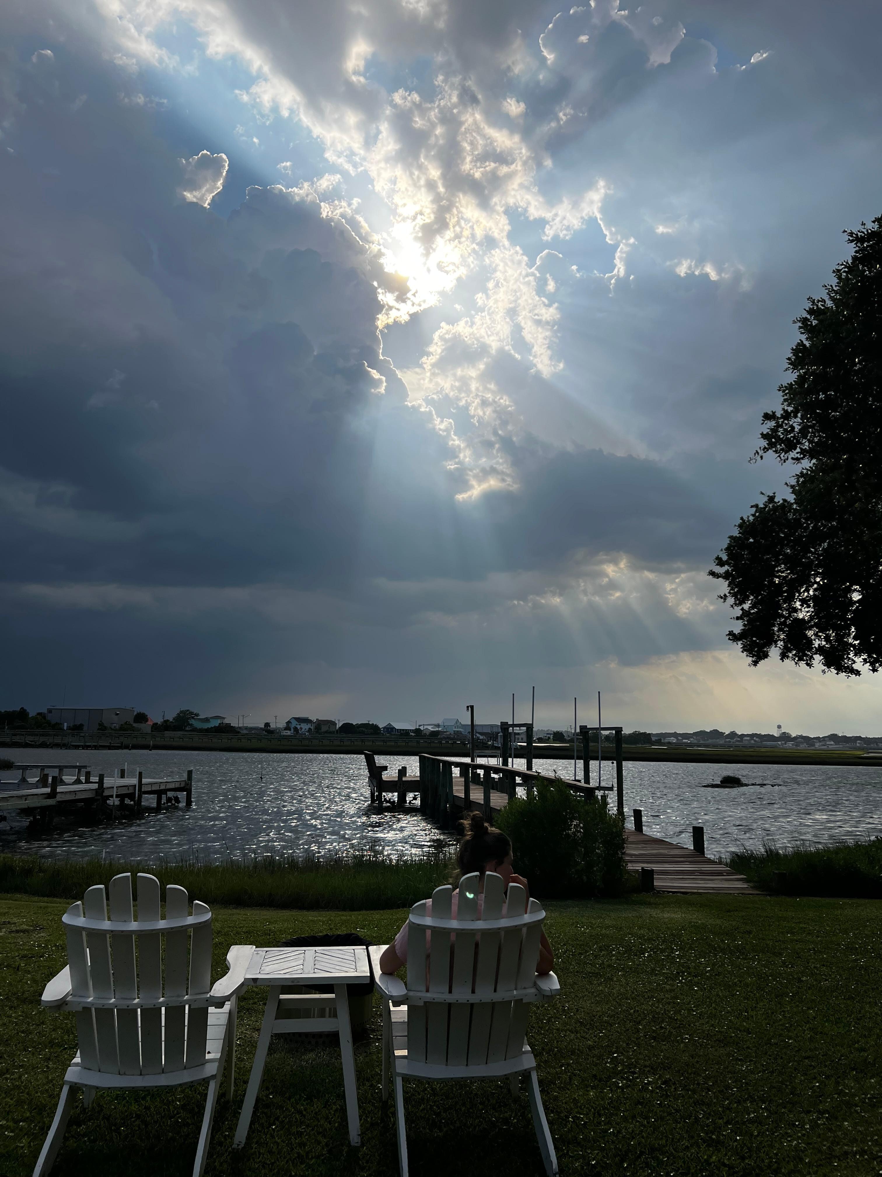 Just before it started to rain.. 
