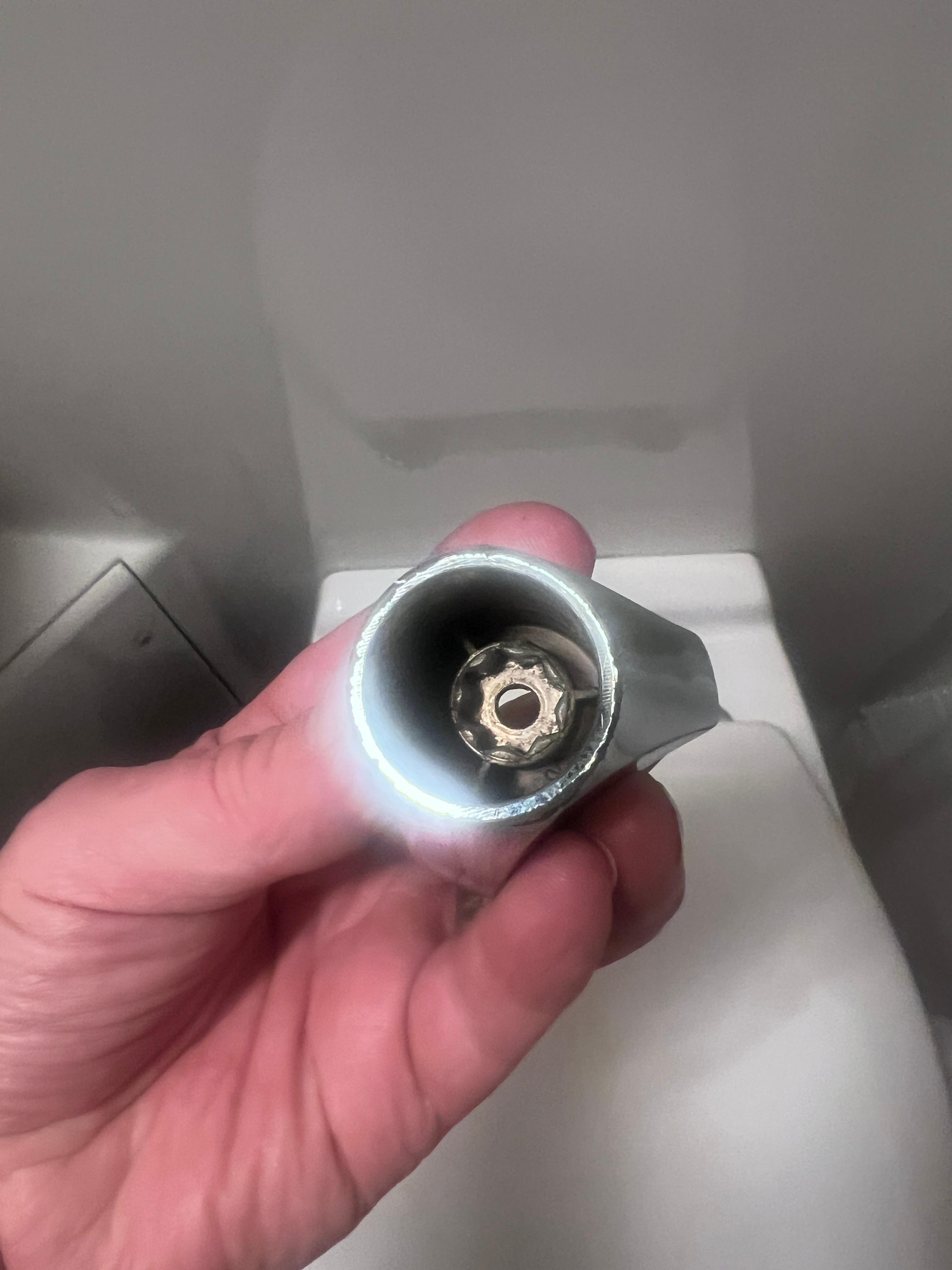 Two came off in my hand. Literally just resting there, 