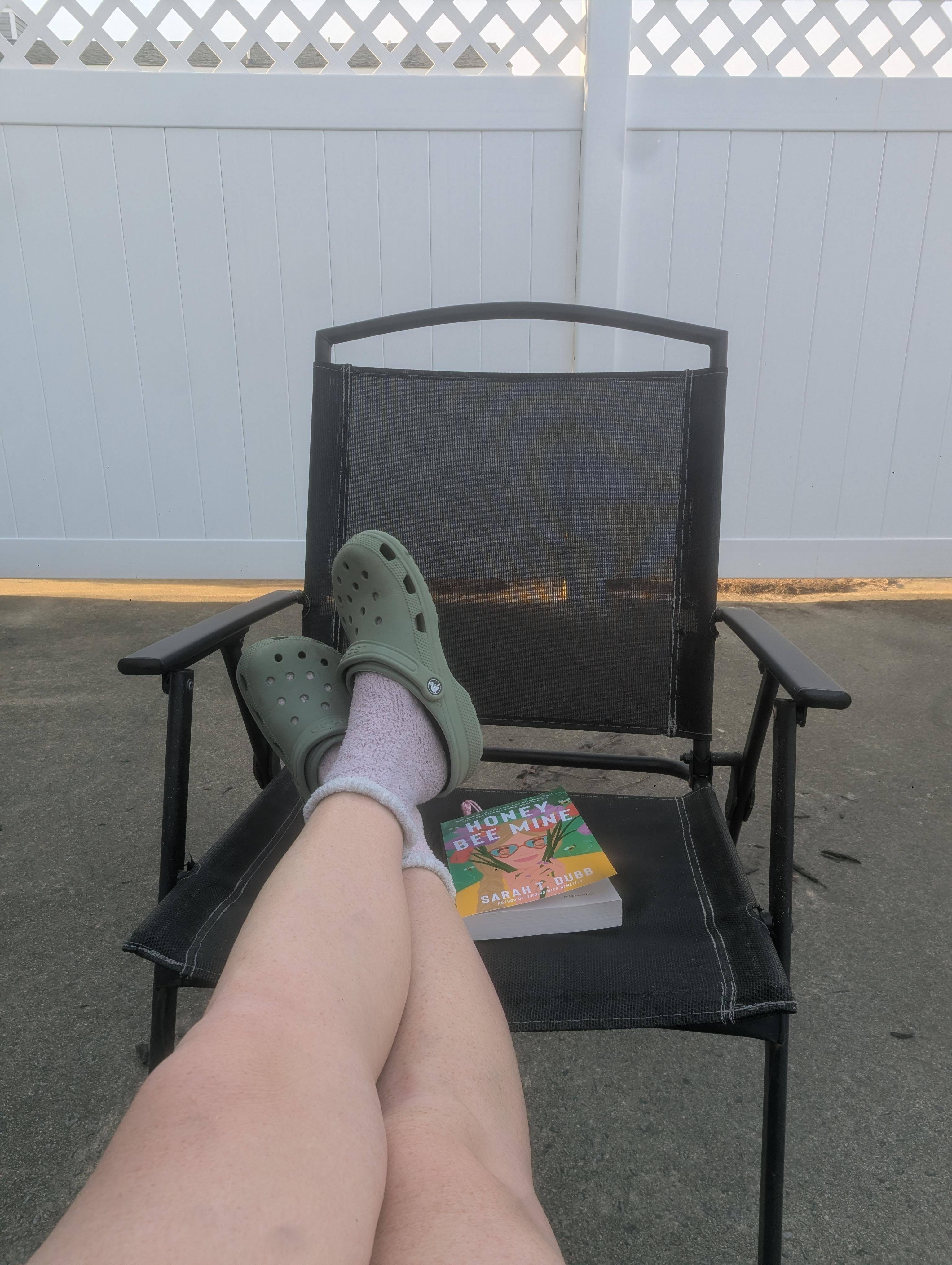 Back patio area had wonderful sounds of birds. 