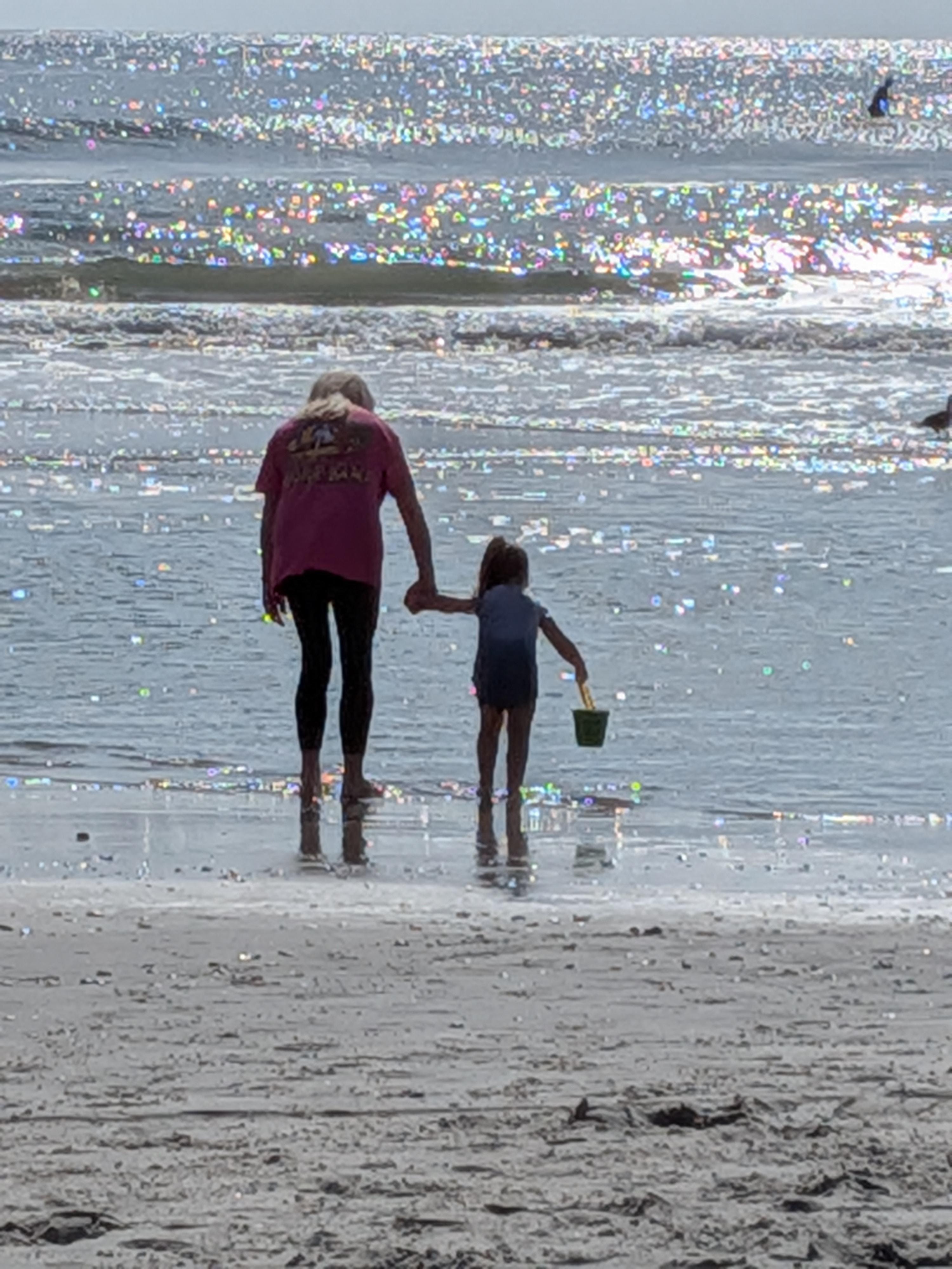 Beach short walk from condo