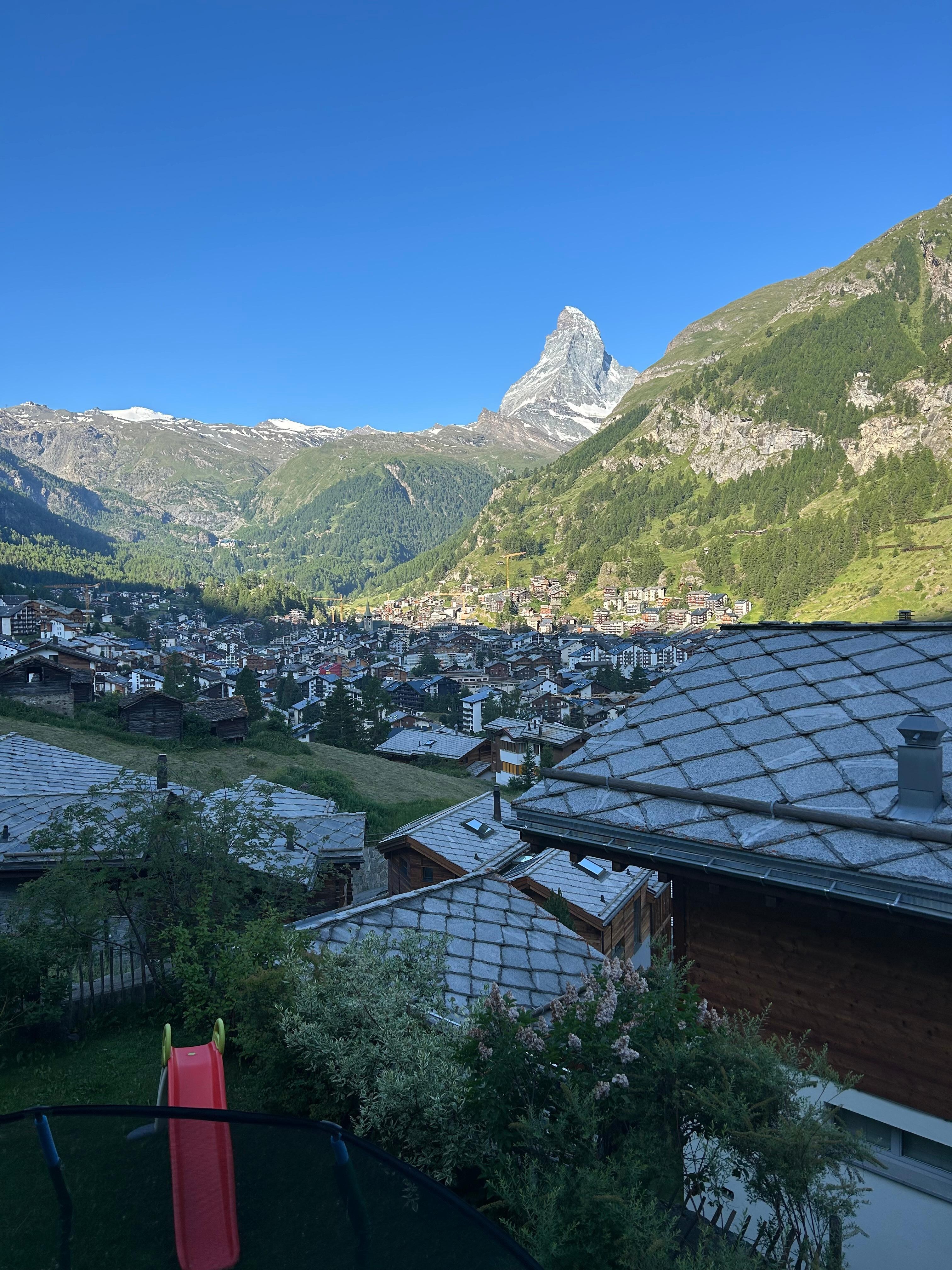 View from the balcony