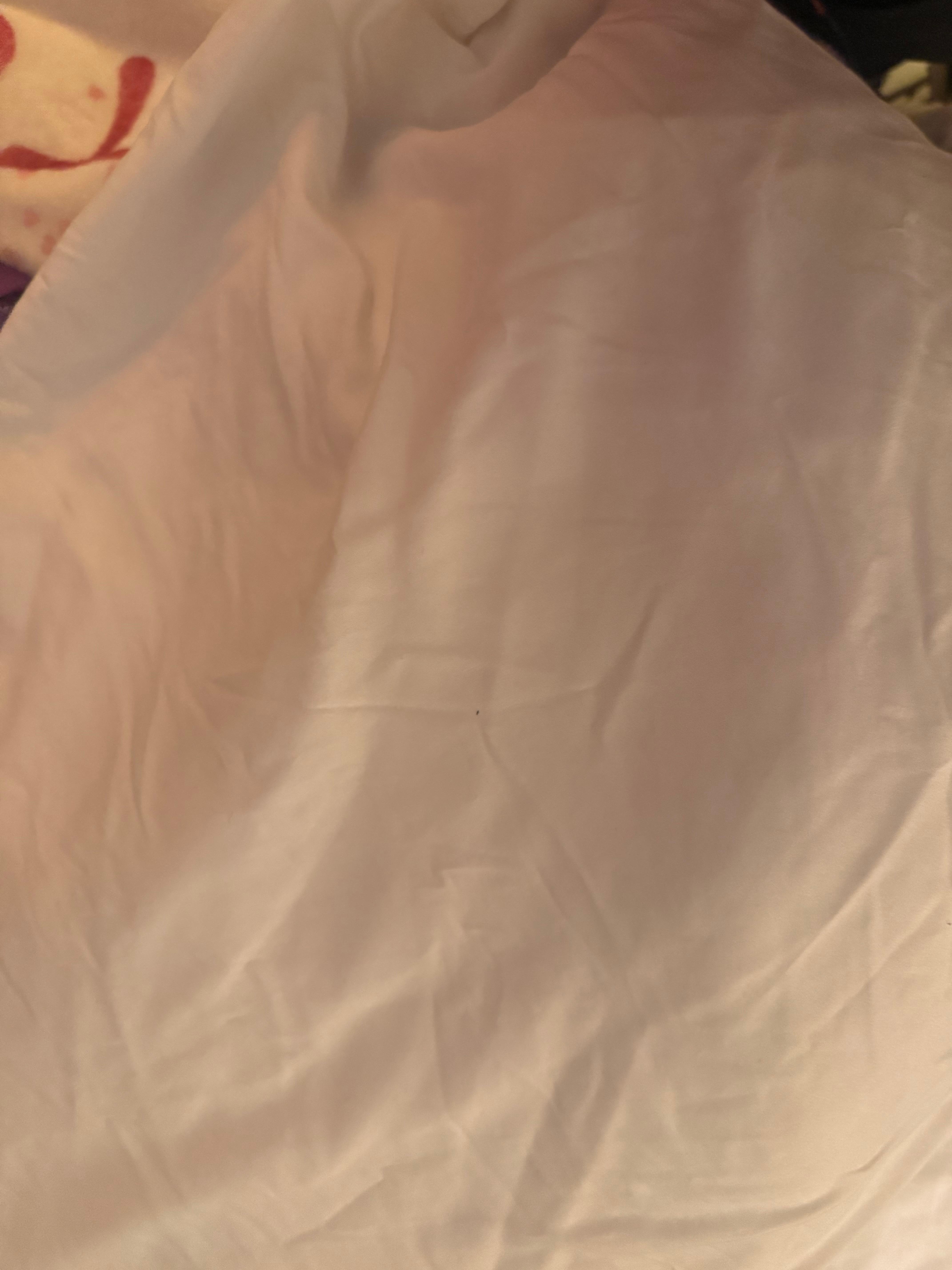 Black specks in sheets