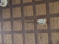 Worn out carpet