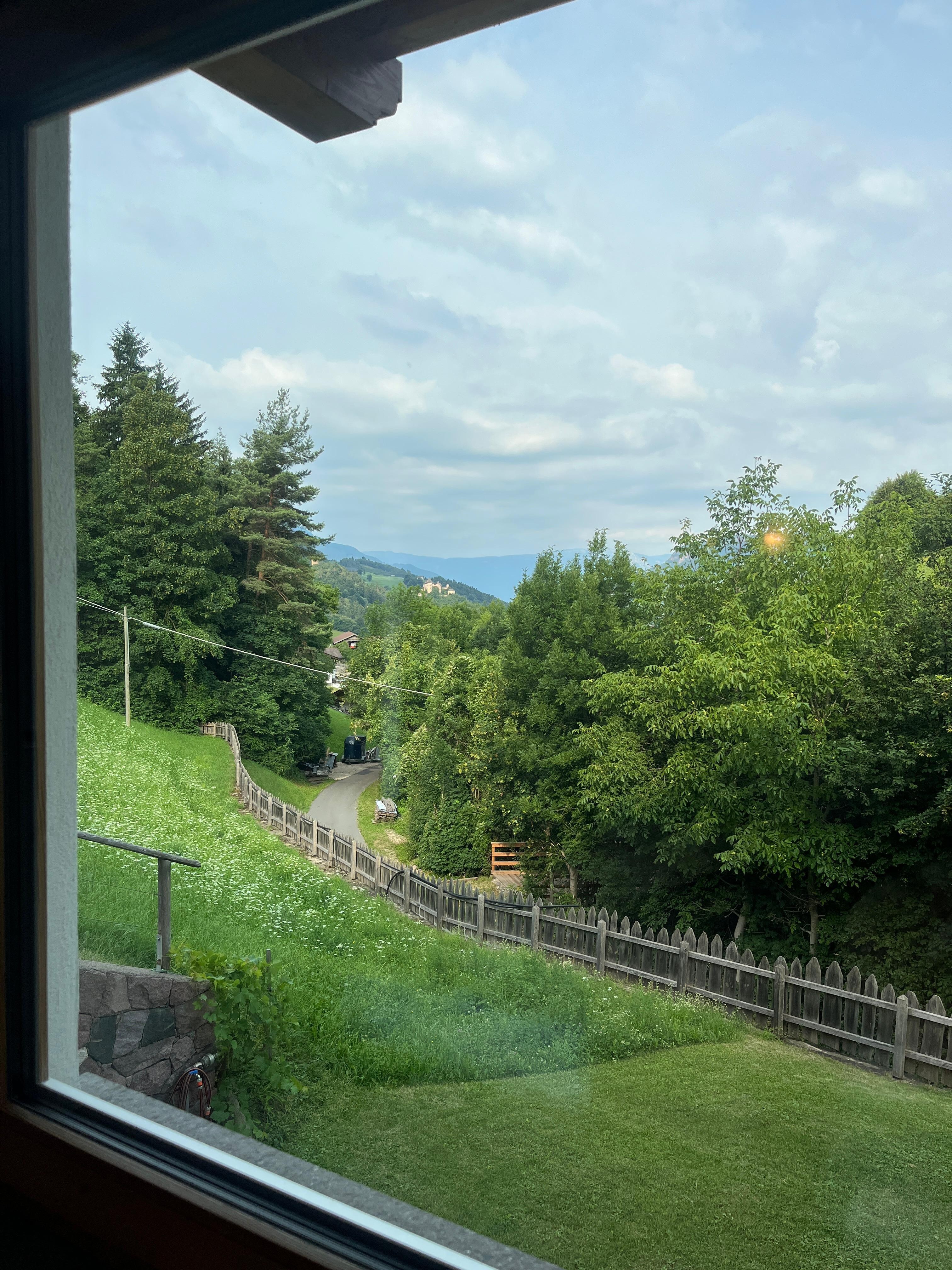 View from kitchen window