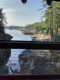 Taken from inside the screened in porch