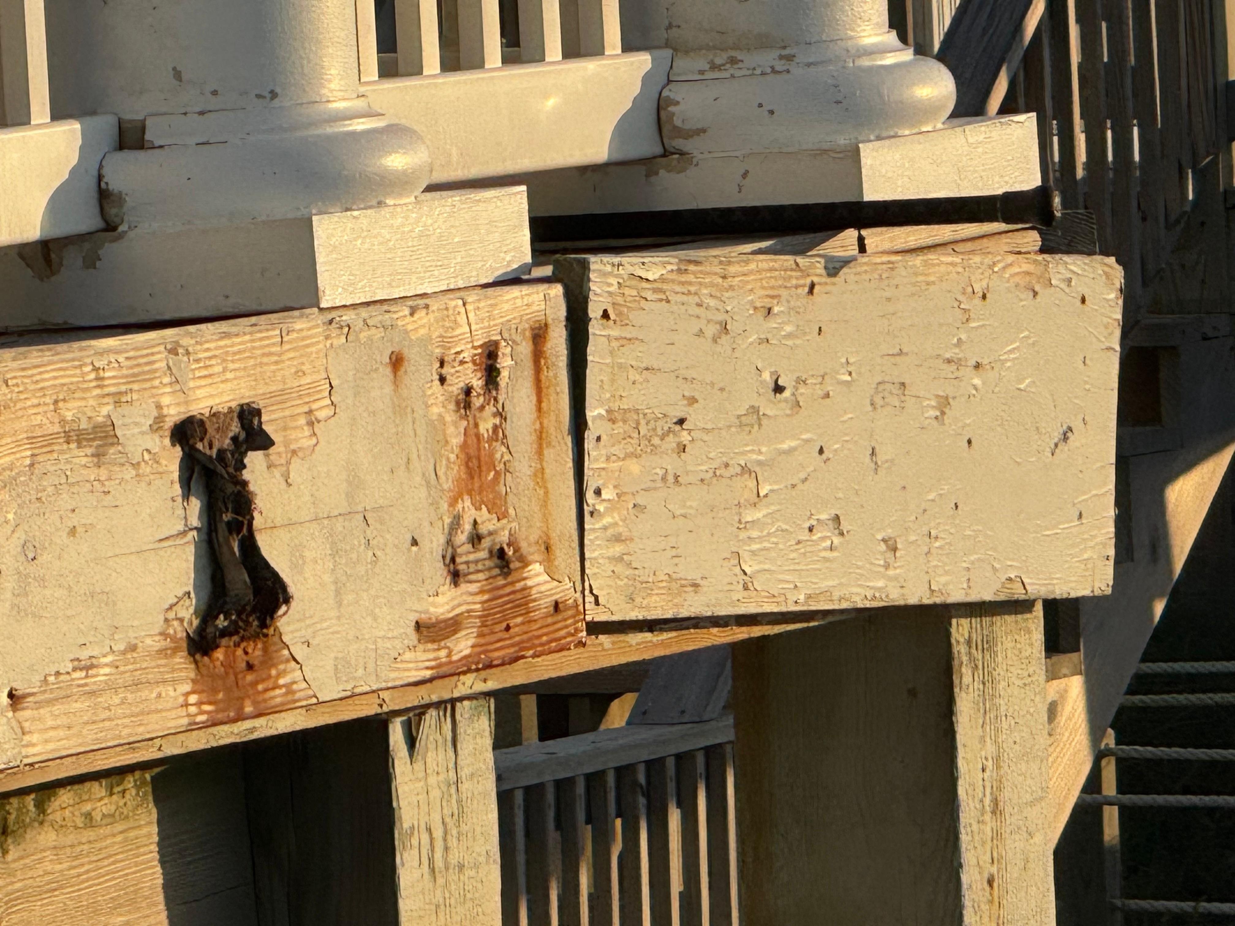  Decking in disrepair 