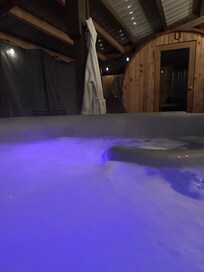 Hot tub and sauna were great.