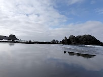 Short stroll down to the beach.