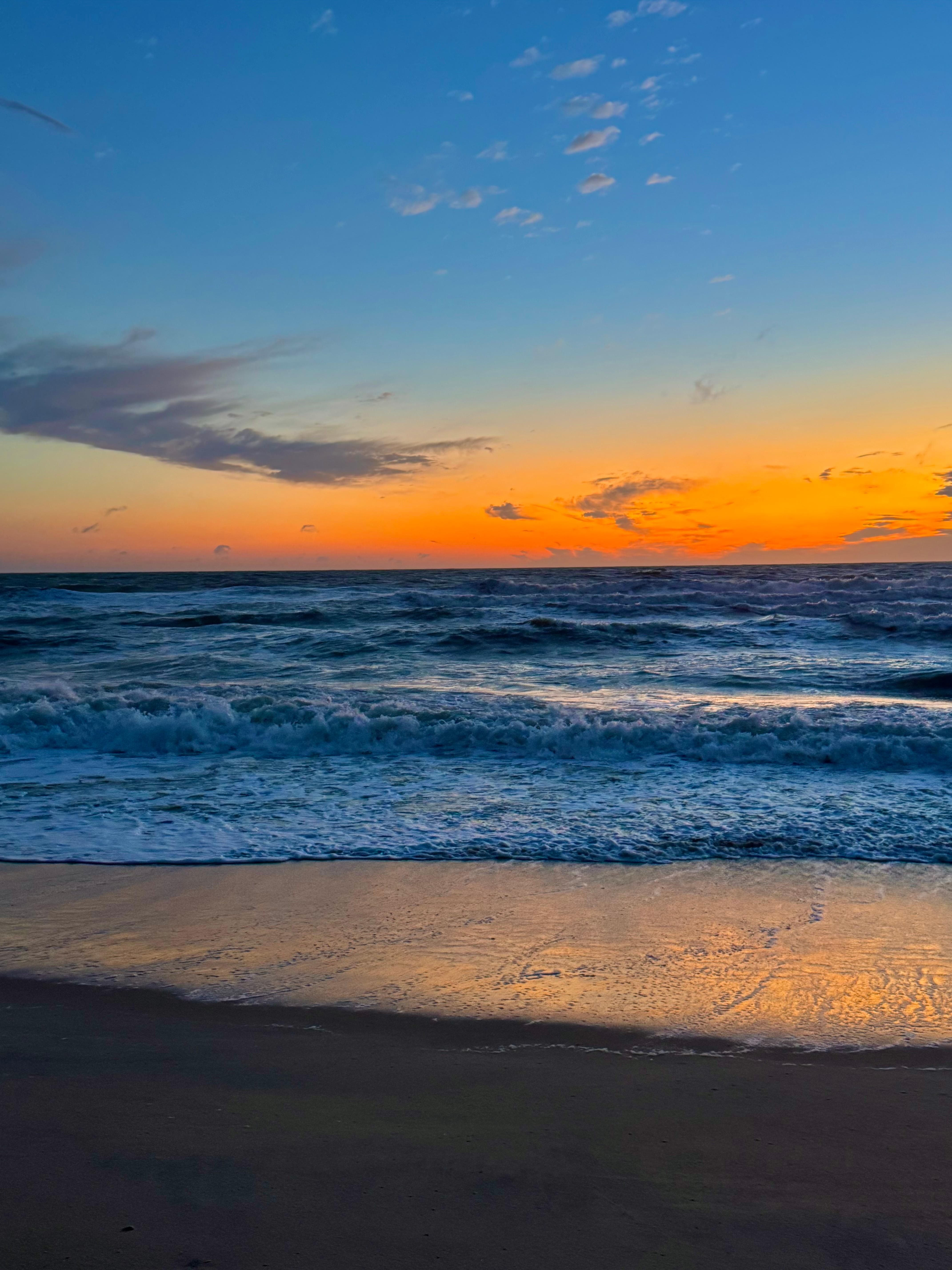 Sunrise at the beach. 
