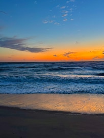 Sunrise at the beach.
