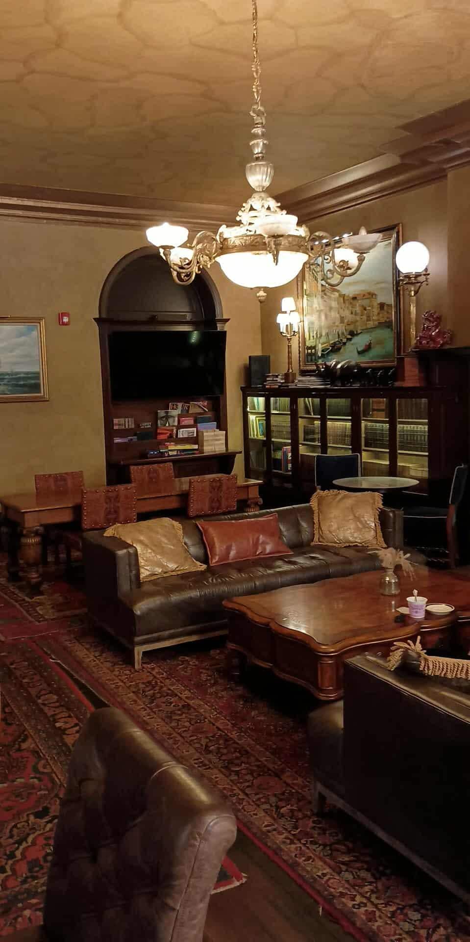 The Detroit Club Library Bar