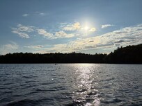 Out in the paddle boat
