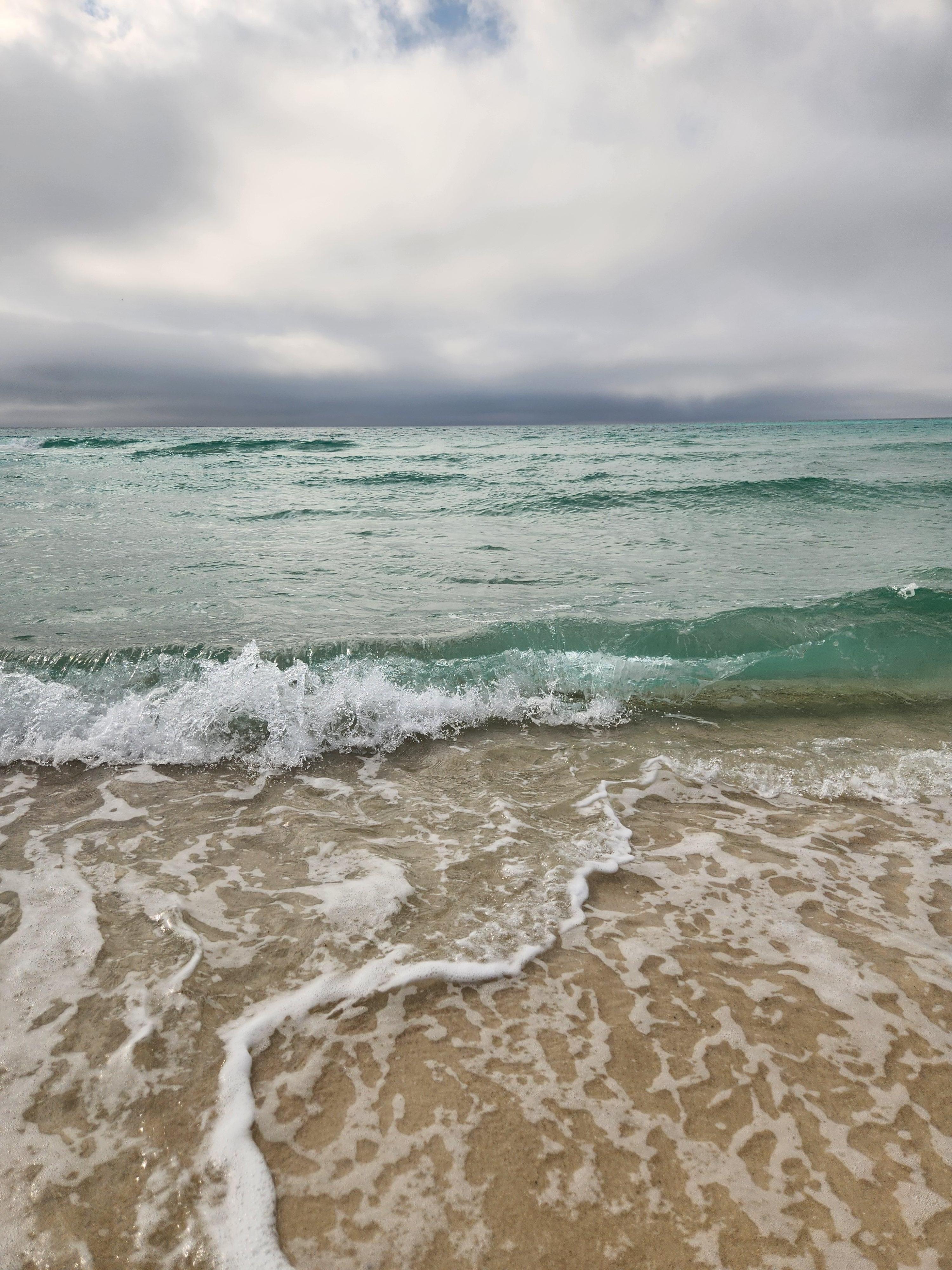 Clear, see to the bottom ocean