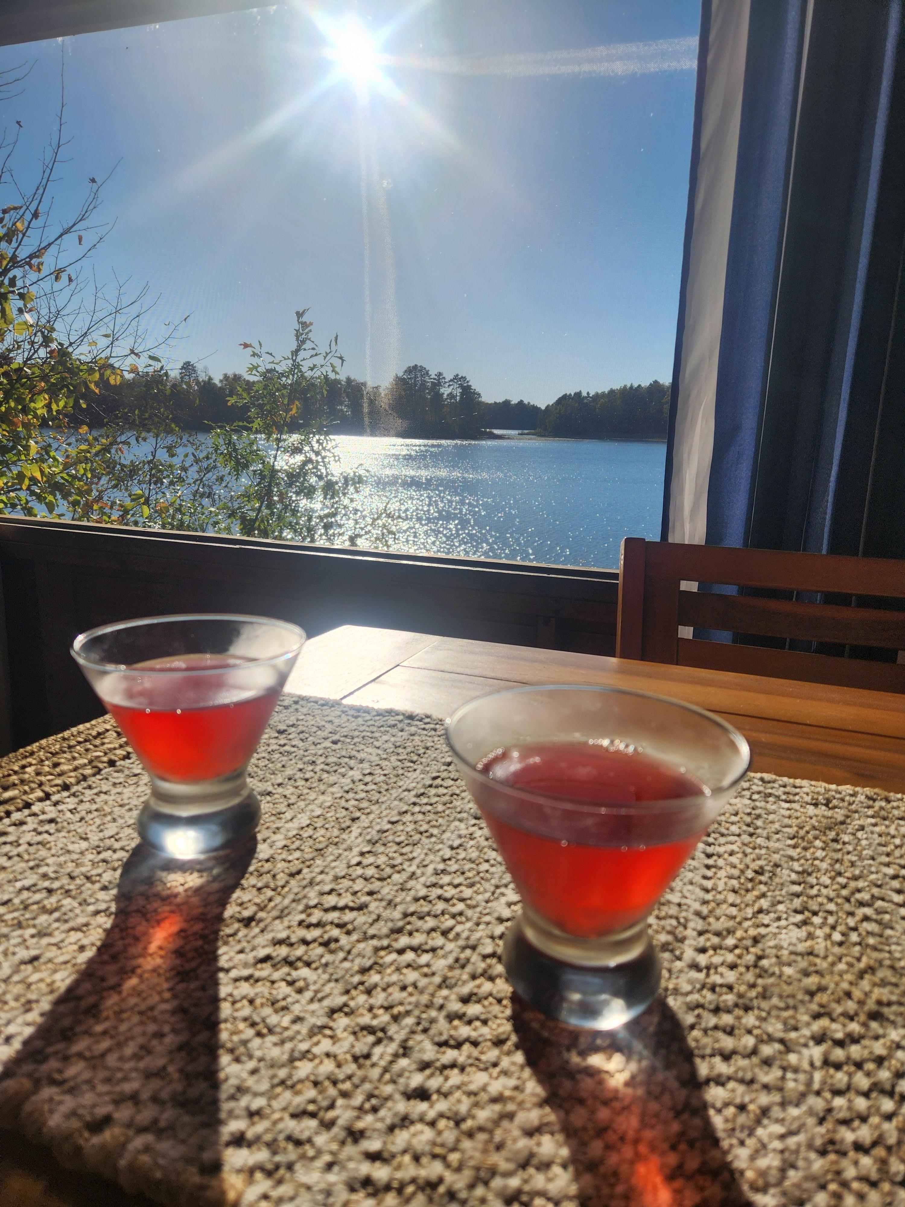 Dining room porch view