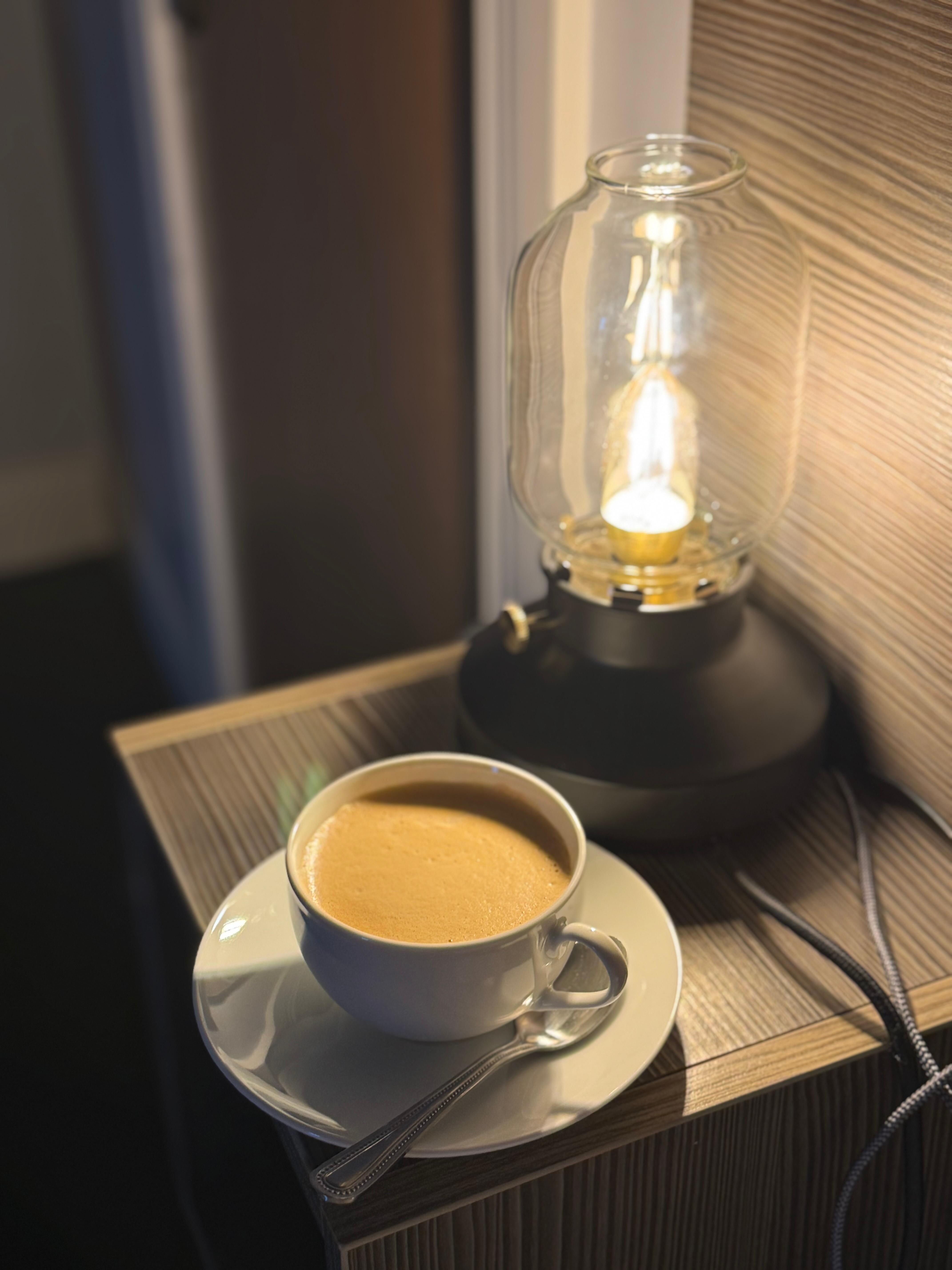 Waking up to espresso was fantastic.