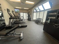 Clean gym space