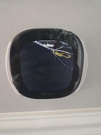 Smashed thermostat