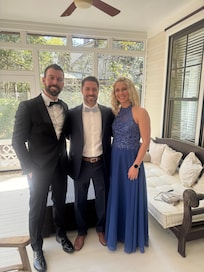 Fancy wedding night! Enjoyed having my kids there!