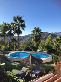 Pool view from one of the terraces