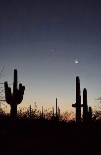 Dusk outside Tucson