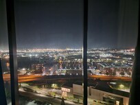Night view from our room